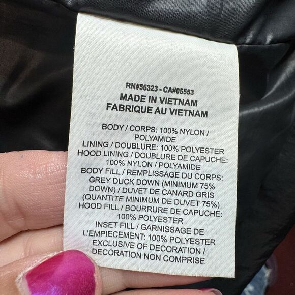 Nike Air Jordan Wings Down Parka Winter Jacket Coat Black BQ4170-010 Mens L - Picture 16 of 16